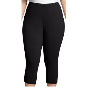 Just My Size Stretch Cotton Capri Legging Size 2X